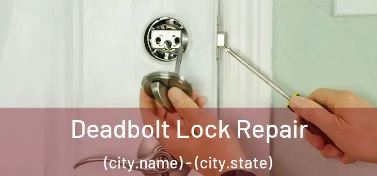 Deadbolt Lock Repair (city.name) - (city.state)